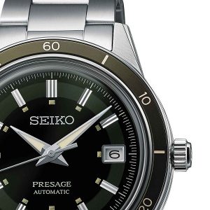 Reloj Seiko Presage Style 60' Automático Verde Oliva-Carrera Collection
