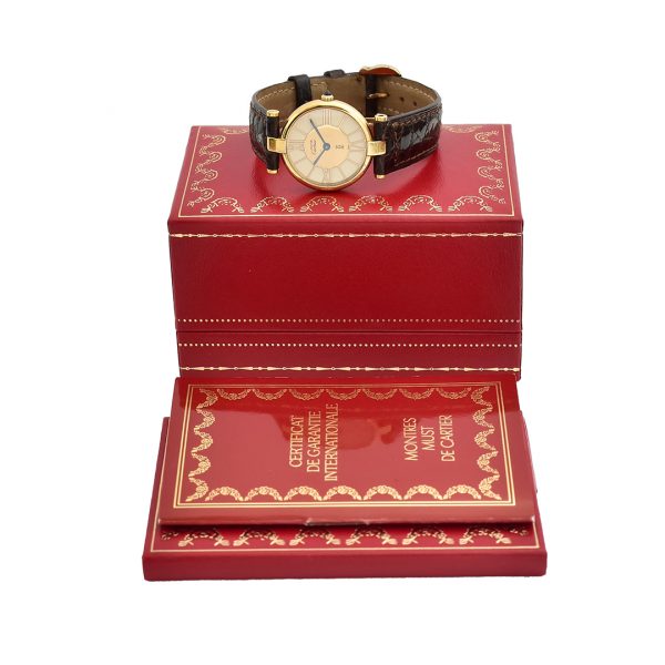 Reloj Must Cartier Vermeil 925-Carrera Collection
