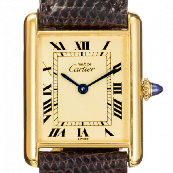 Esfera Cartier Must Vermeil Argen 925-Carrera Collection