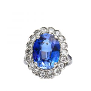 Anillo roseta diamantes Art Deco-Carrera Collection