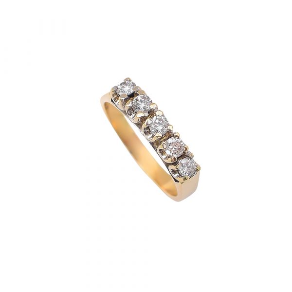000101102 Sortija Vintage Oro Diamantes - Carrera Collection