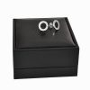 Pendientes Oro blanco Ónix Bvlgari -Carrera Collection