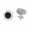 Pendientes Oro blanco Ónix Bvlgari -Carrera Collection