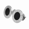 Pendientes Oro blanco Ónix Bvlgari -Carrera Collection
