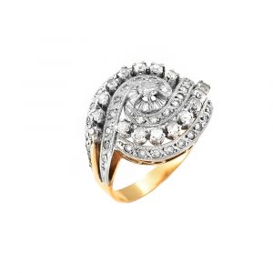 Sortija Art Deco diamantes-Carrera Collection