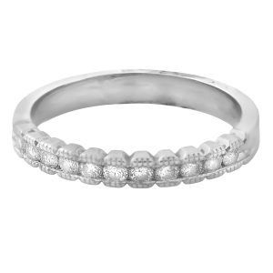 Media alianza talla antigua diamantes 0.30cts-Carrera Collection