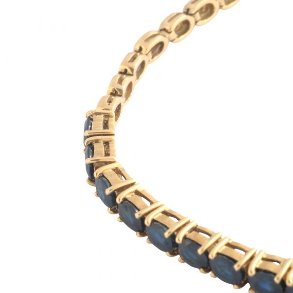 Pulsera vintage ochentera con zafiros-Carrera Collection
