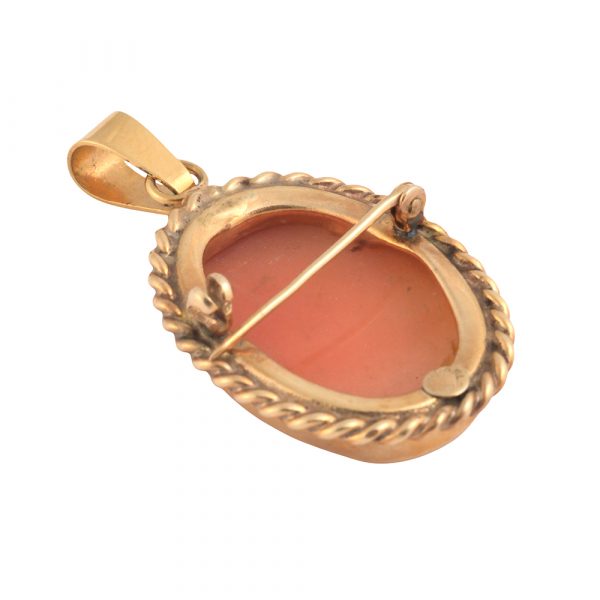Colgante y broche camafeo victoriano-Carrera Collection