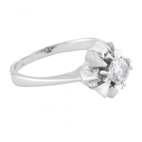 Anillo solitario vintage 0.43 ct-Carrera Collection