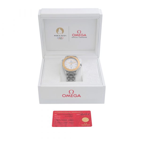 Reloj Omega Seamaster Diver 300m París 2024 Edición especial-Carrera Collection