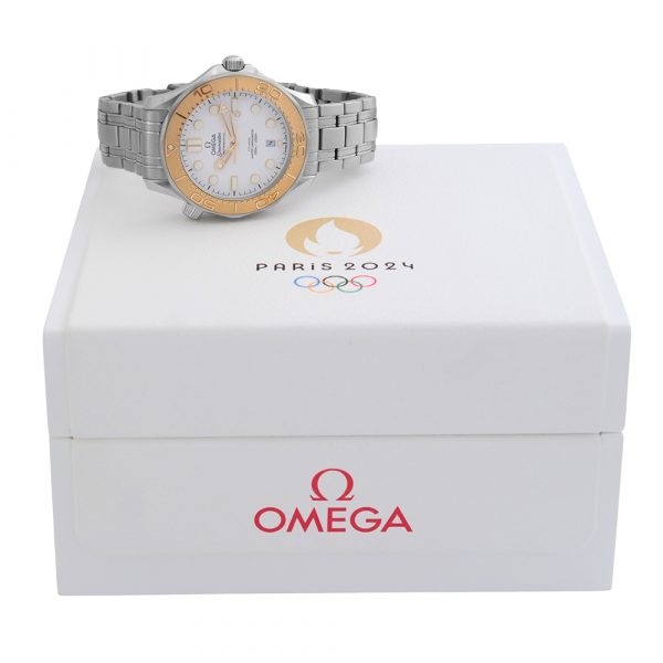 Reloj Omega Seamaster Diver 300m París 2024 Edición especial-Carrera Collection