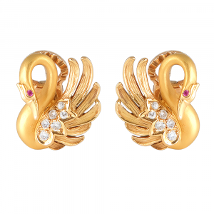 Pendientes cisne-Carrera Collection joyeros