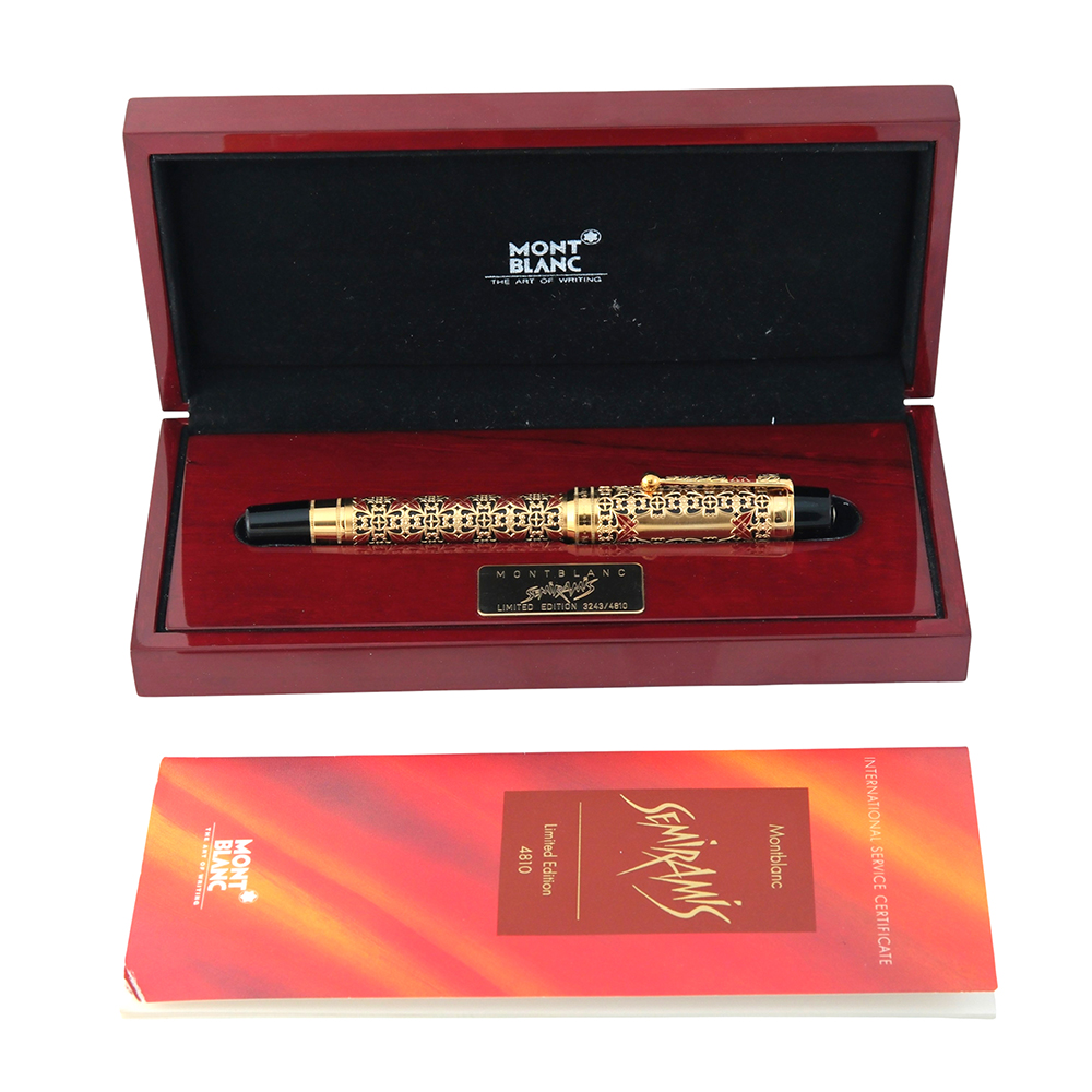 Pluma Montblanc Patrón edición limitada-Carrera collection joyeros