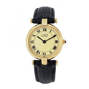 Reloj Cartier Must Vermeil Vendome-Carrea Collecion joyeros