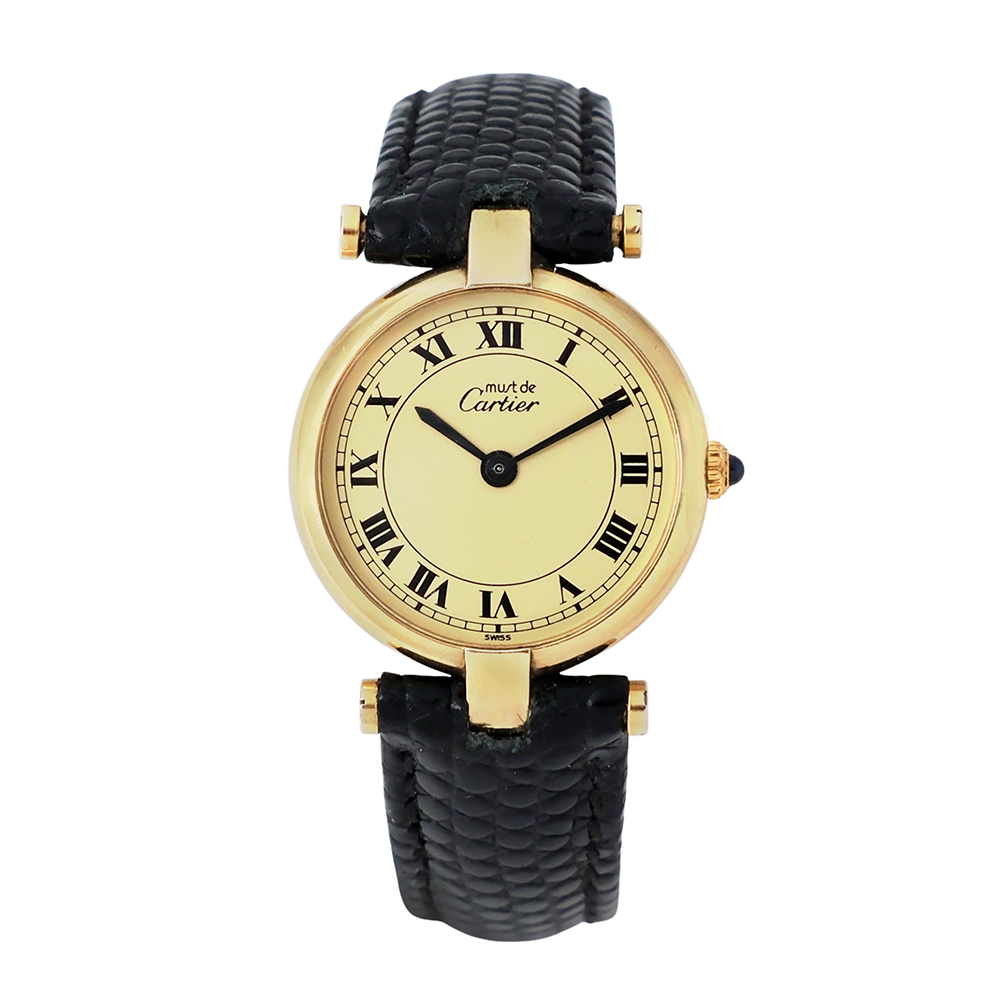 Reloj Cartier Must Vermeil Vendome-Carrea Collecion joyeros