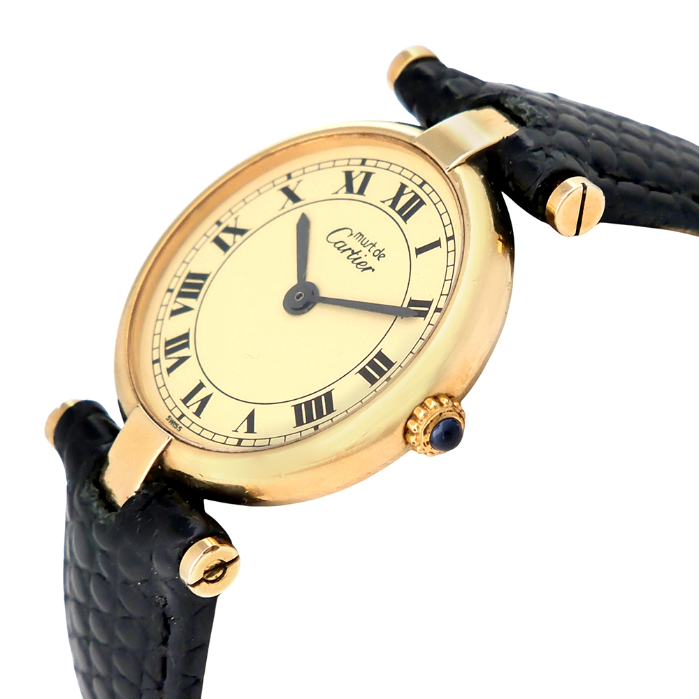 Reloj Cartier Must Vermeil Vendome-Carrea Collecion joyeros