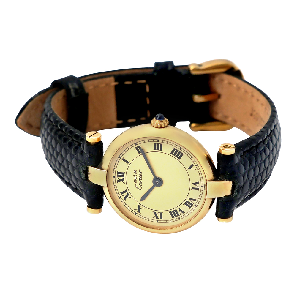 Reloj Cartier Must Vermeil Vendome-Carrea Collecion joyeros