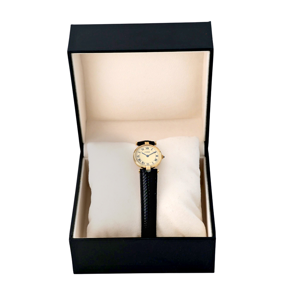 Reloj Cartier Must Vermeil Vendome-Carrea Collecion joyeros