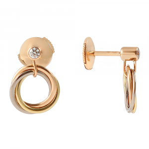 Pendientes Trinity de Cartier-Carrera Collection