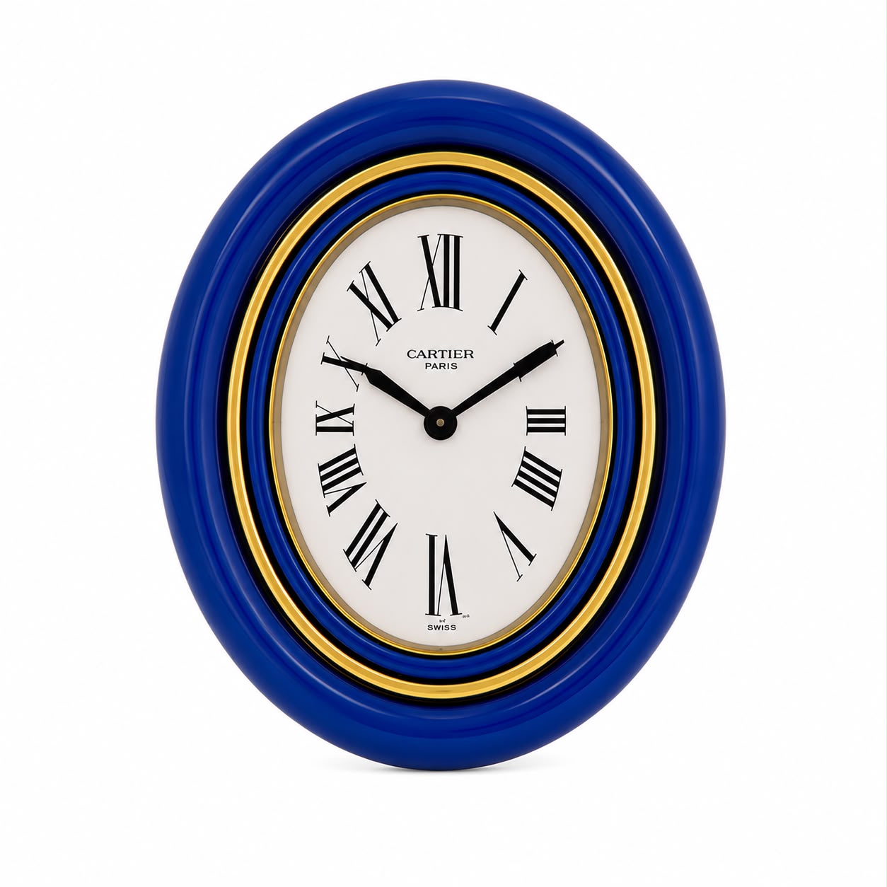 Cartier Pendulette de sobremesa azul 90×70 ref.-7509/04207