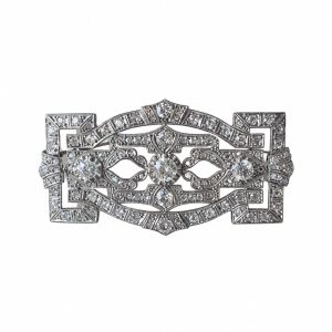Broche antiguo Art Dèco-Carrera joyeros